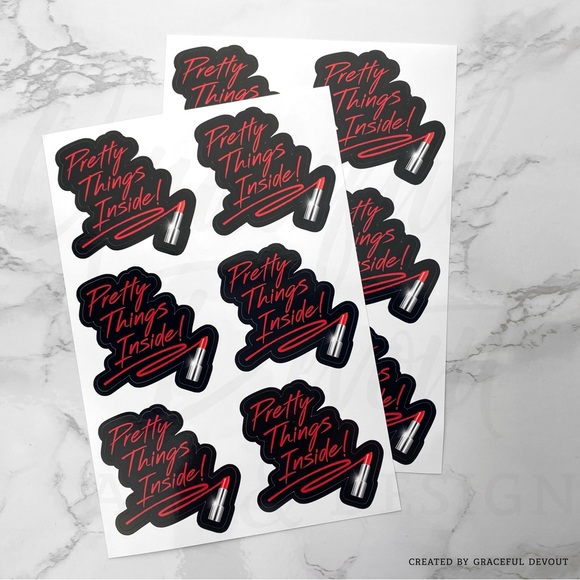 Pretty Things Inside!- Sticker 2" (inches) (96ct.) [GD41-96] - Picture 2 of 5